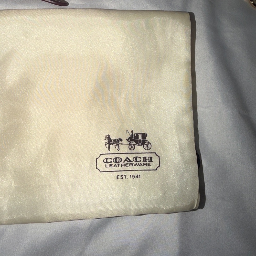 Coach Tan and Brown Signature Shoulder Bag - Picture 8 of 8